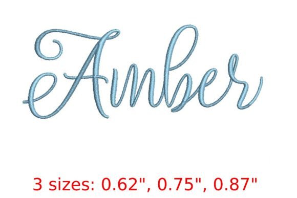 Amber Font: A Seasonal Script Worth Stitching