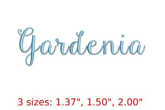 Gardenia Font: A Boutique Embroidery Review