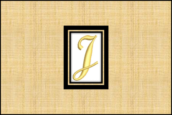 Gold Font J: Elegant Monogram Magic for Handmade Gifts