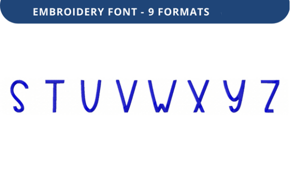 Play Pen Font S to Z: A Seasonal Embroidery Font Review